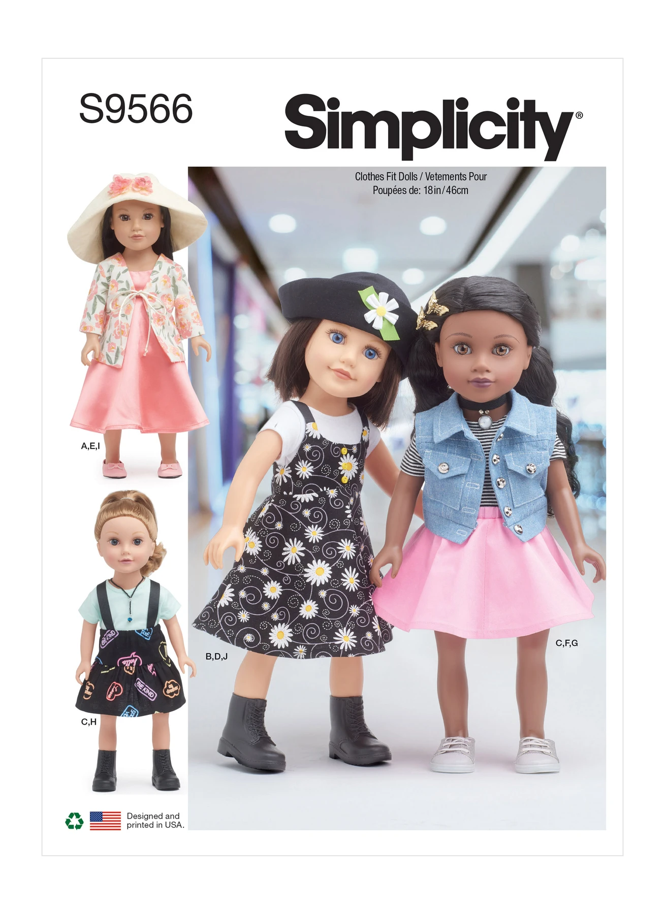 Simplicity Sewing Pattern 18" Doll Clothes 1 Simplicity Sewing Pattern 18" Doll Clothes