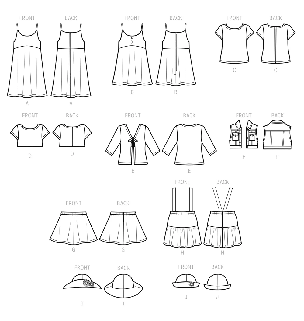 Simplicity Sewing Pattern 18" Doll Clothes 8 Simplicity Sewing Pattern 18" Doll Clothes