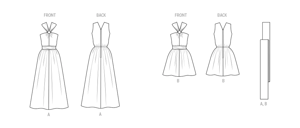 Vogue Patterns 1970s Misses' Dress In Two Lengths (PDF) 4 Vogue Patterns 1970s Misses' Dress In Two Lengths (PDF)