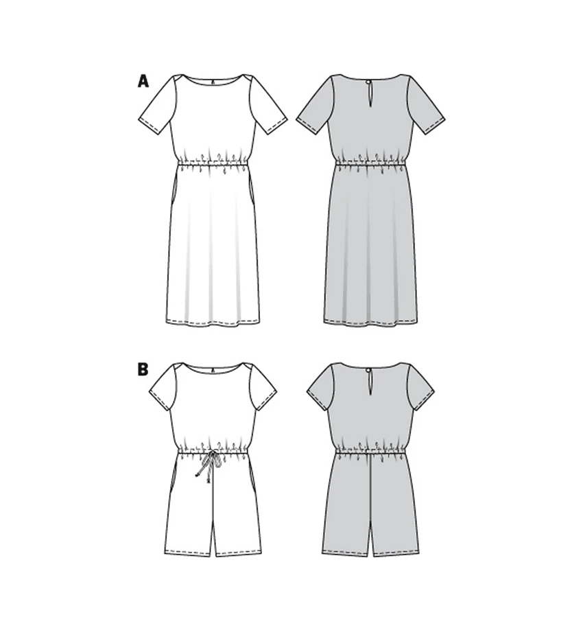 Burda Style Sewing Pattern 6004 Misses' Dress and Jumpsuit 8 Burda Style Sewing Pattern 6004 Misses' Dress and Jumpsuit