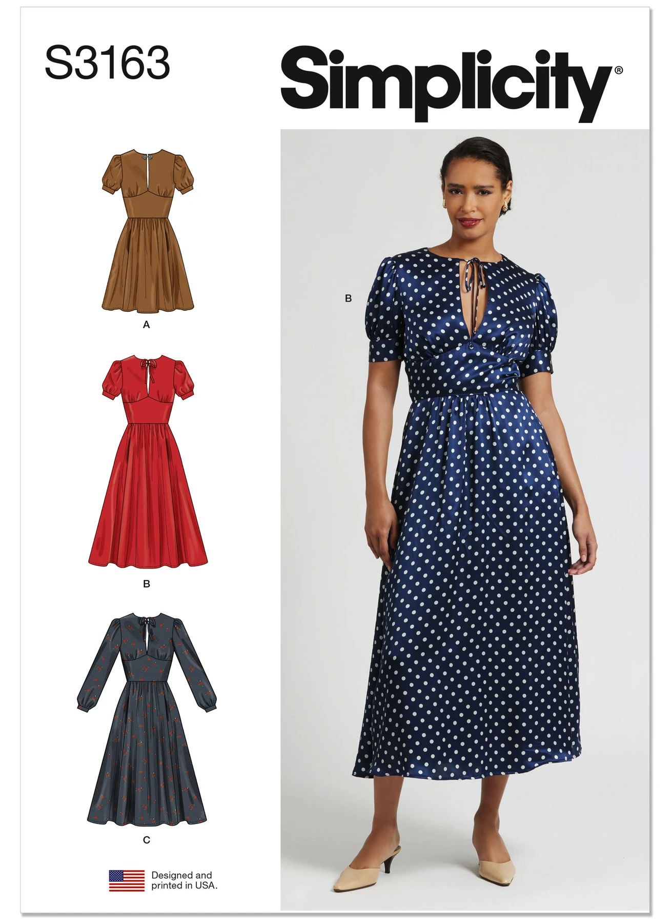 Simplicity Sewing Pattern Misses' and Women's Dress with Sleeve Variations In Two Lengths 1 Simplicity Sewing Pattern Misses' and Women's Dress with Sleeve Variations In Two Lengths