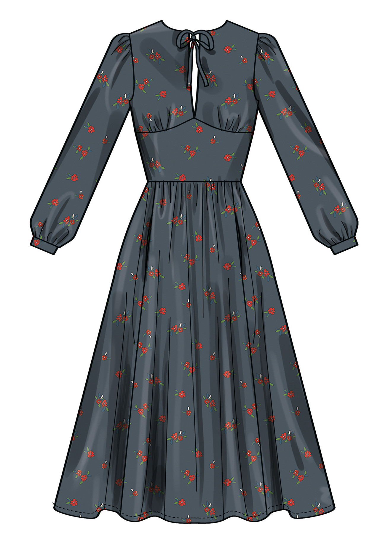 Simplicity Sewing Pattern Misses' and Women's Dress with Sleeve Variations In Two Lengths 5 Simplicity Sewing Pattern Misses' and Women's Dress with Sleeve Variations In Two Lengths