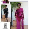 Know Me Sewing Pattern Misses' Off The Shoulder Knit Dress and Gown with Draped Sash by Classyfied Life 19 Know Me Sewing Pattern Misses' Off The Shoulder Knit Dress and Gown with Draped Sash by Classyfied Life