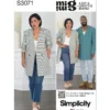 Simplicity Sewing Pattern Unisex Blazer by Mimi G Style (PDF)