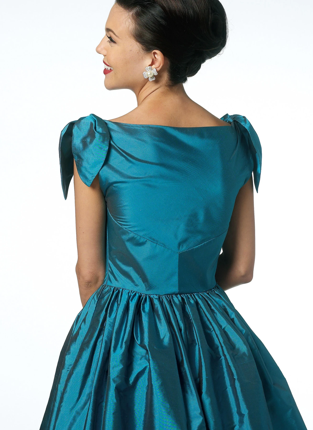 Butterick Sewing Pattern 1950s Misses' Dress with Shoulder Ties 8 Butterick Sewing Pattern 1950s Misses' Dress with Shoulder Ties