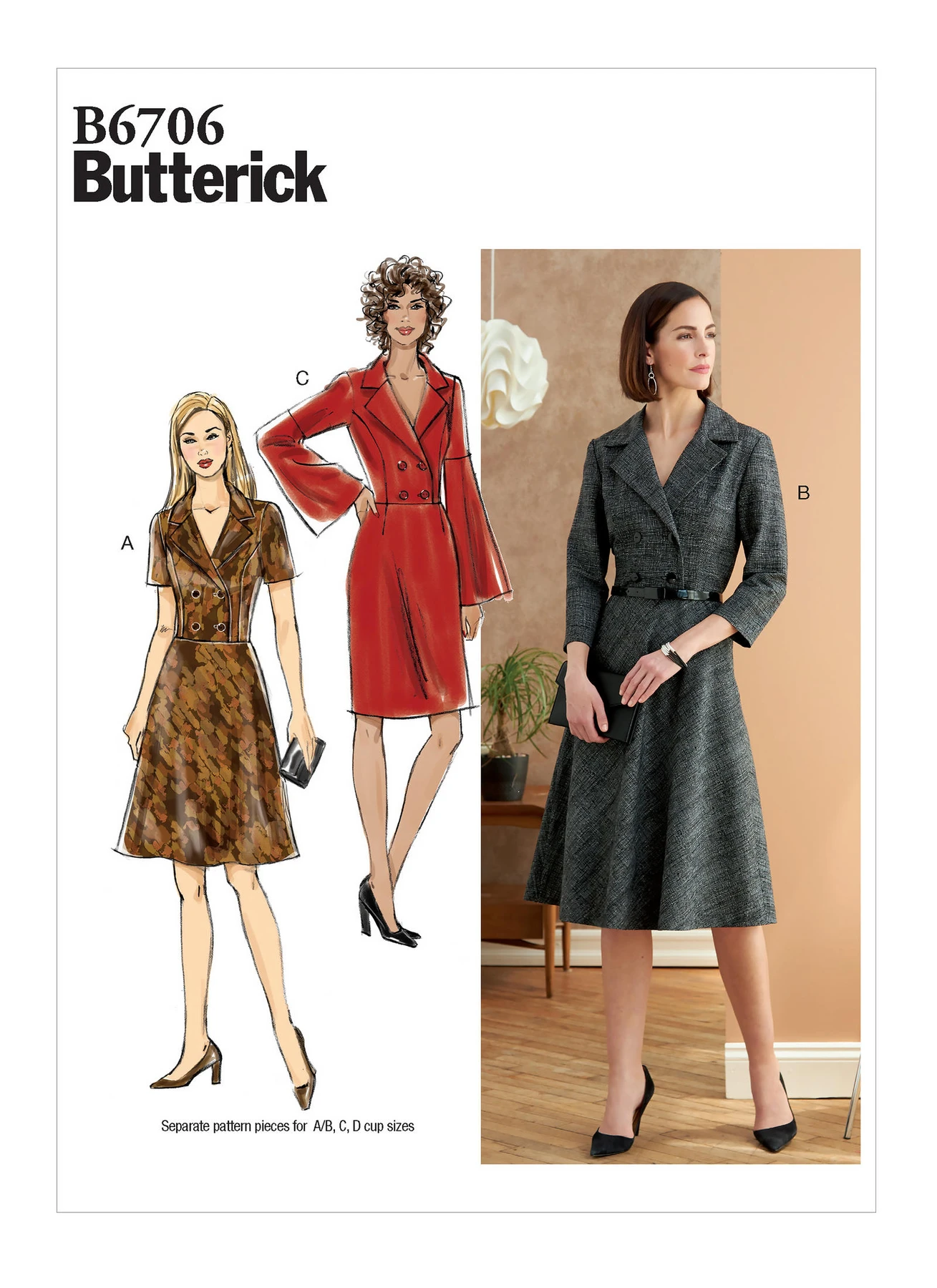 Butterick Sewing Pattern Misses' Dress (PDF) 1 Butterick Sewing Pattern Misses' Dress (PDF)