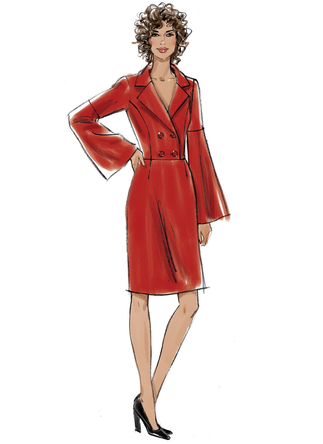 Butterick Sewing Pattern Misses' Dress (PDF) 4 Butterick Sewing Pattern Misses' Dress (PDF)