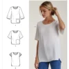 Simplicity Sewing Pattern Misses' Tops with Sleeve & Length Variation 18 Simplicity Sewing Pattern Misses' Tops with Sleeve & Length Variation