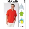 McCall's Sewing Pattern Men's Polo Shirts (PDF)