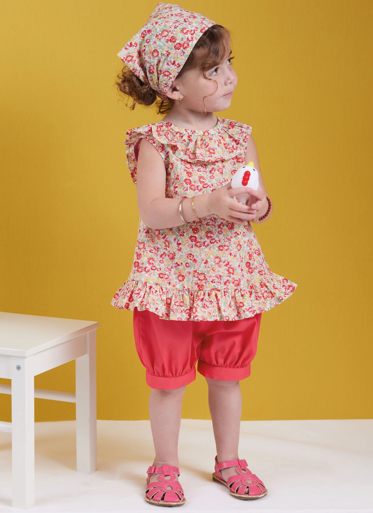 Butterick Sewing Pattern Toddlers' Dress, Tops, Shorts, Pants and Kerchief (PDF) 2 Butterick Sewing Pattern Toddlers' Dress, Tops, Shorts, Pants and Kerchief (PDF)
