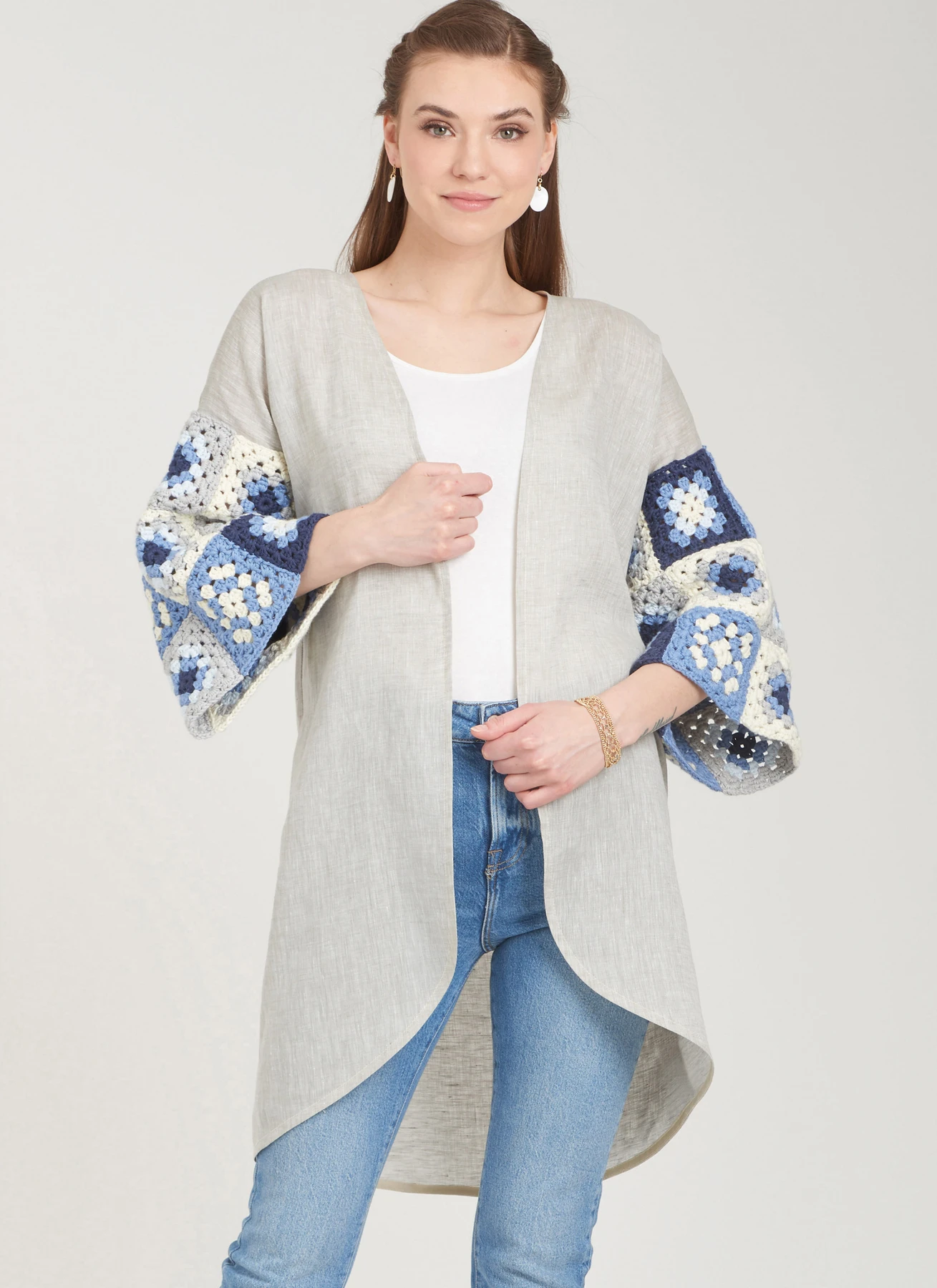 Simplicity Sewing Pattern Misses' Crochet and Sew Top, Jacket and Bag 2 Simplicity Sewing Pattern Misses' Crochet and Sew Top, Jacket and Bag
