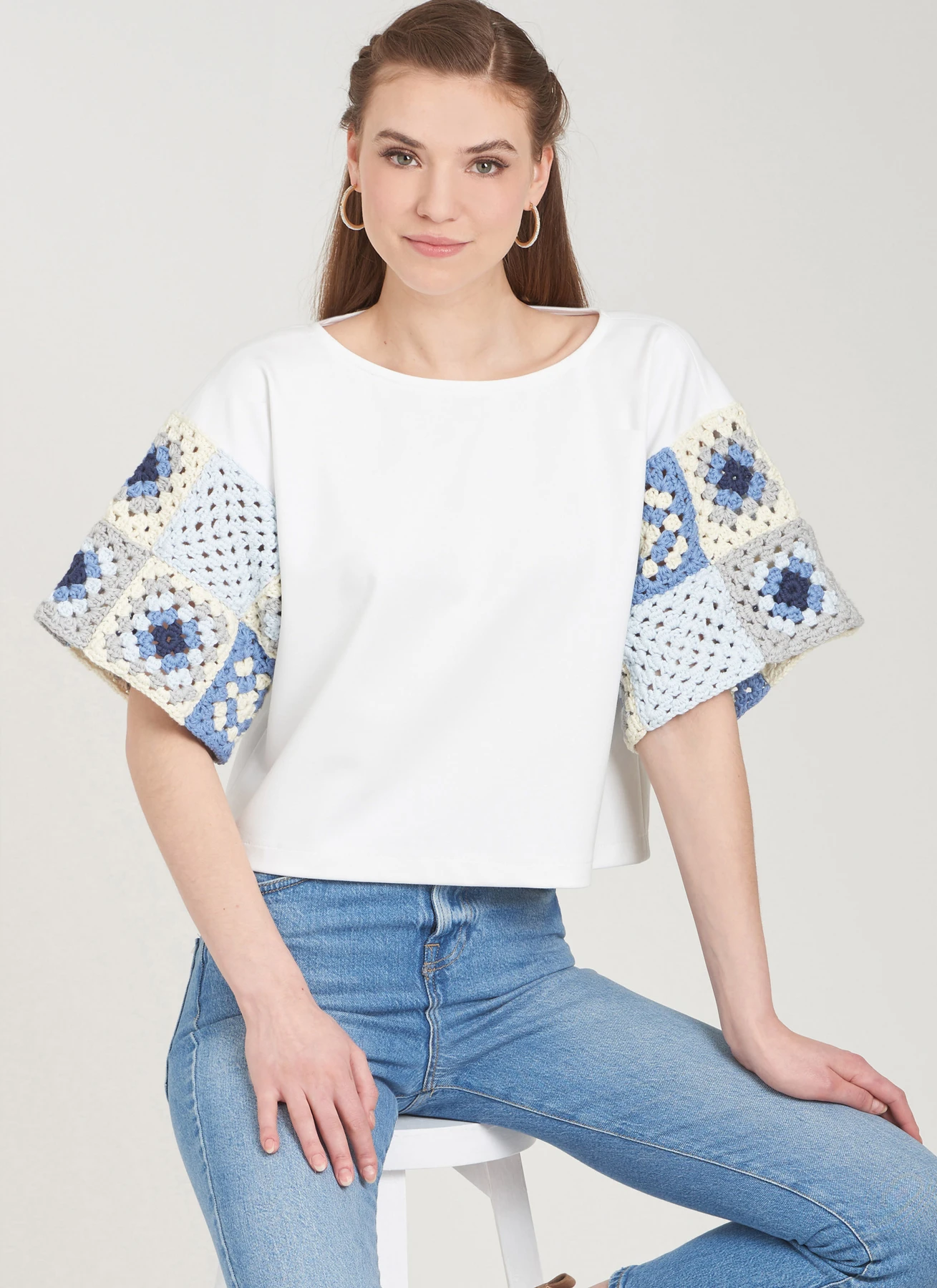 Simplicity Sewing Pattern Misses' Crochet and Sew Top, Jacket and Bag 3 Simplicity Sewing Pattern Misses' Crochet and Sew Top, Jacket and Bag