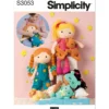 Simplicity Sewing Pattern Stuffed Dolls with Clothes by Elaine Heigl Designs