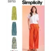Simplicity Sewing Pattern Misses' Pants (PDF)