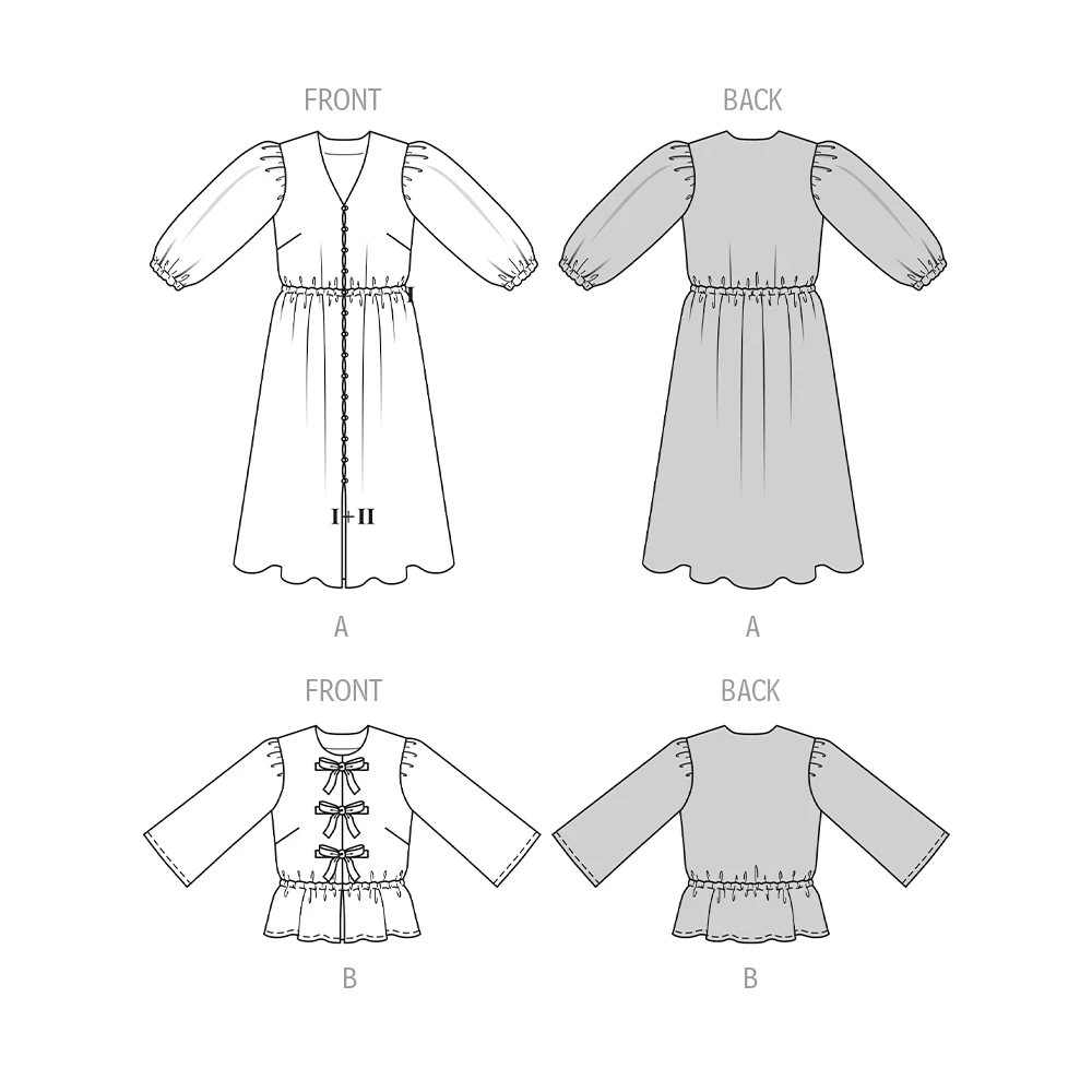 Burda Style Pattern 5669 Misses' Dress and Blouse 10 Burda Style Pattern 5669 Misses' Dress and Blouse