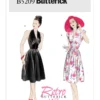 Butterick Sewing Pattern 1940s Misses' Deep V-Neck Dress