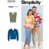 Simplicity Sewing Pattern Unisex Knit Vest and Tops 23 Simplicity Sewing Pattern Unisex Knit Vest and Tops