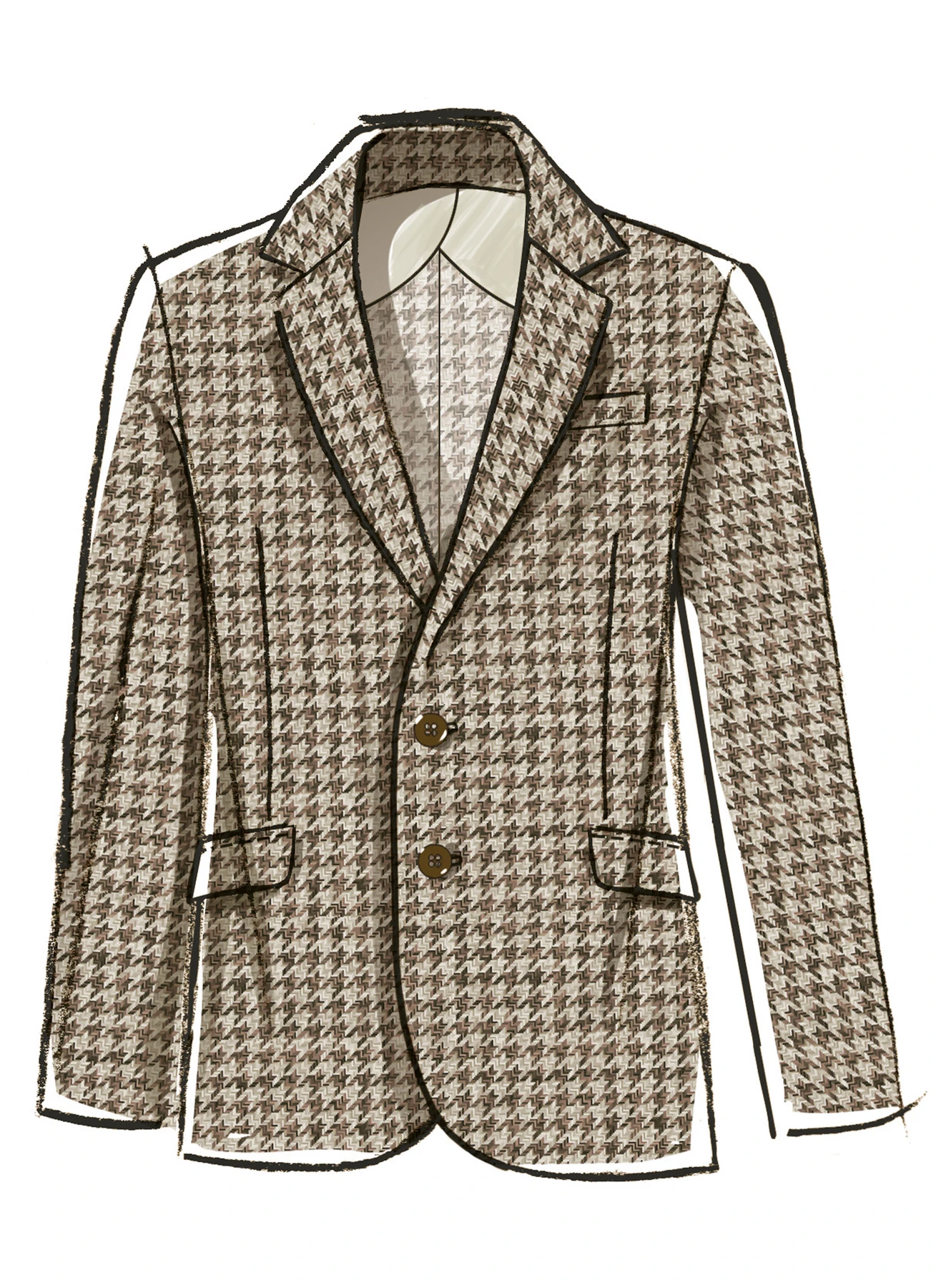 McCall's Sewing Pattern Unisex Blazer 3 McCall's Sewing Pattern Unisex Blazer