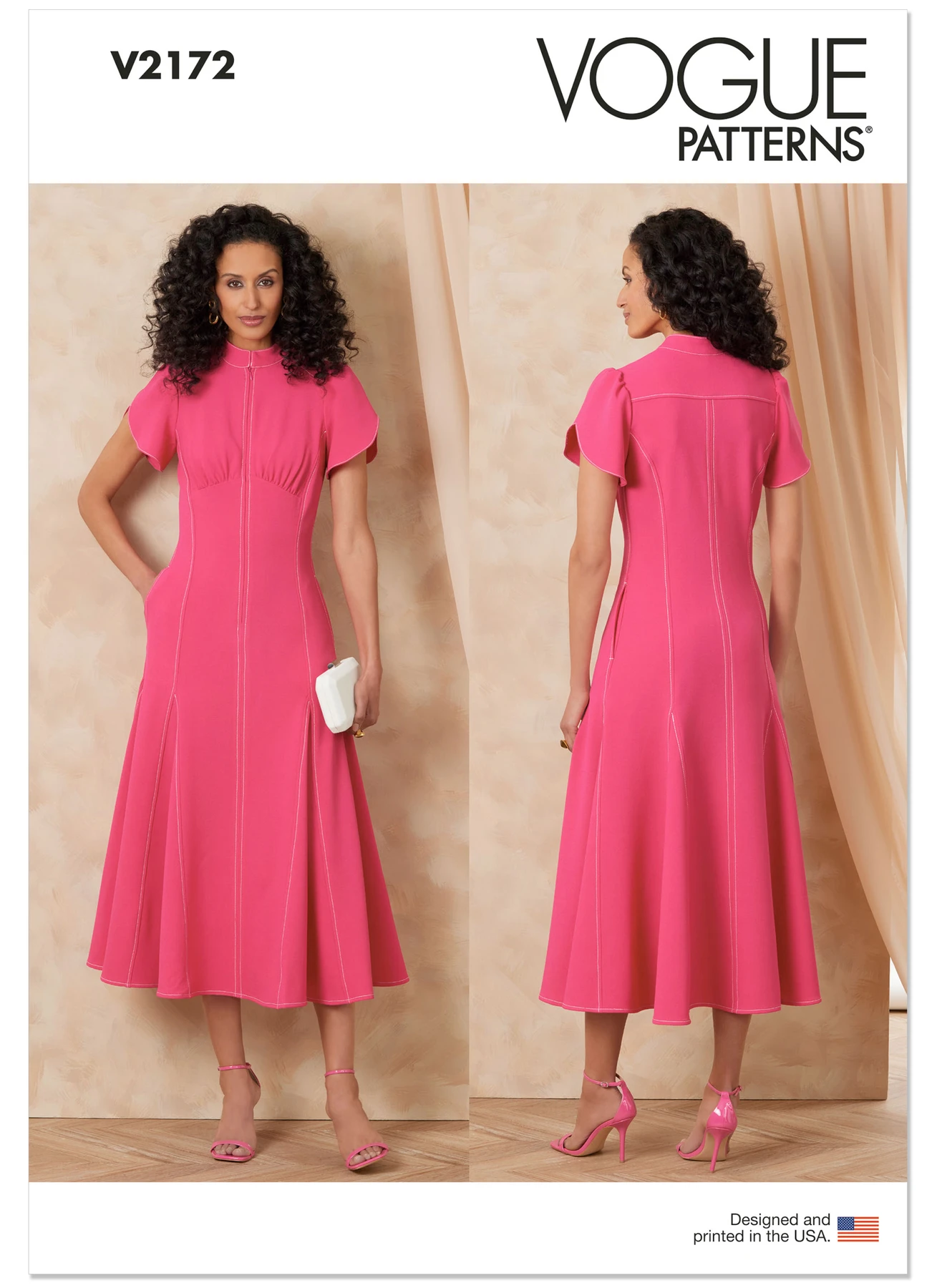 Vogue Patterns Misses' Dress With Sleeve And Length Variations (PDF) 1 Vogue Patterns Misses' Dress With Sleeve And Length Variations (PDF)