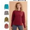 Simplicity Sewing Pattern Misses' Knit Tops with Length and Sleeve Variations 15 Simplicity Sewing Pattern Misses' Knit Tops with Length and Sleeve Variations