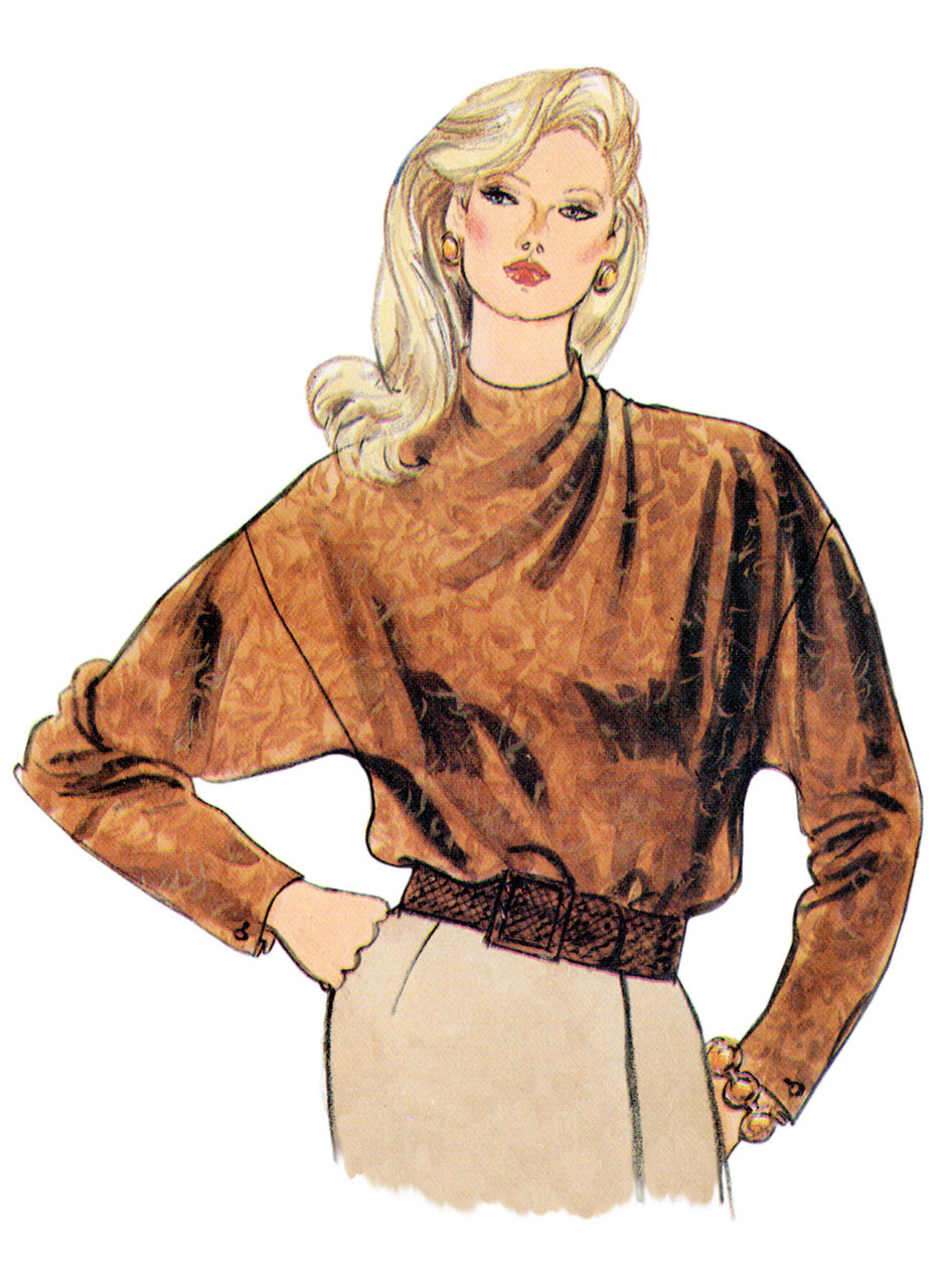 Vogue Patterns 1980s Misses' Blouse (PDF) 2 Vogue Patterns 1980s Misses' Blouse (PDF)