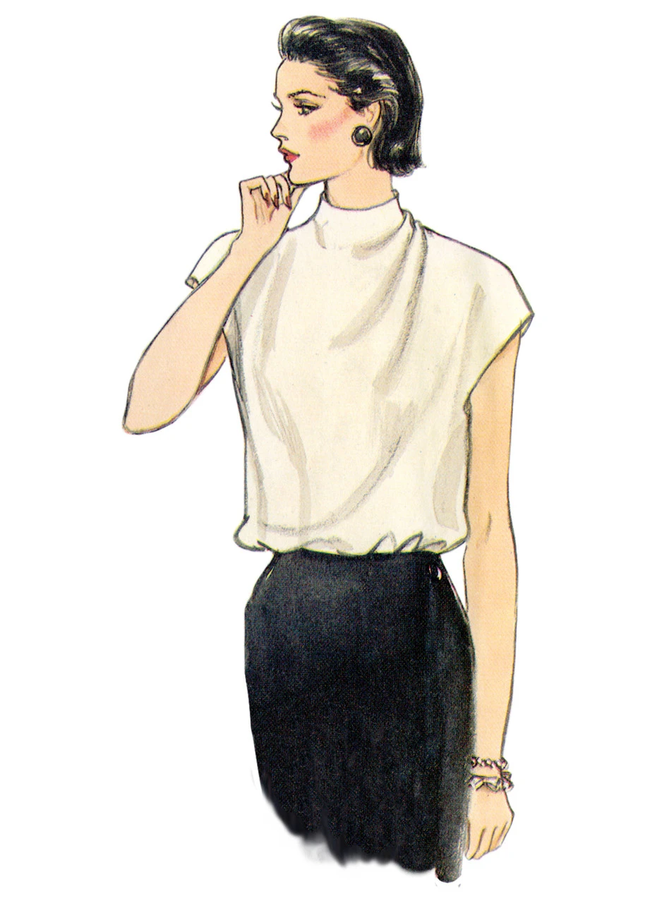 Vogue Patterns 1980s Misses' Blouse (PDF) 3 Vogue Patterns 1980s Misses' Blouse (PDF)