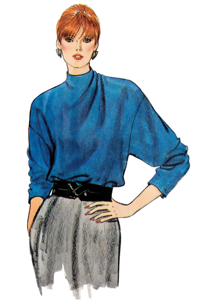 Vogue Patterns 1980s Misses' Blouse (PDF) 4 Vogue Patterns 1980s Misses' Blouse (PDF)