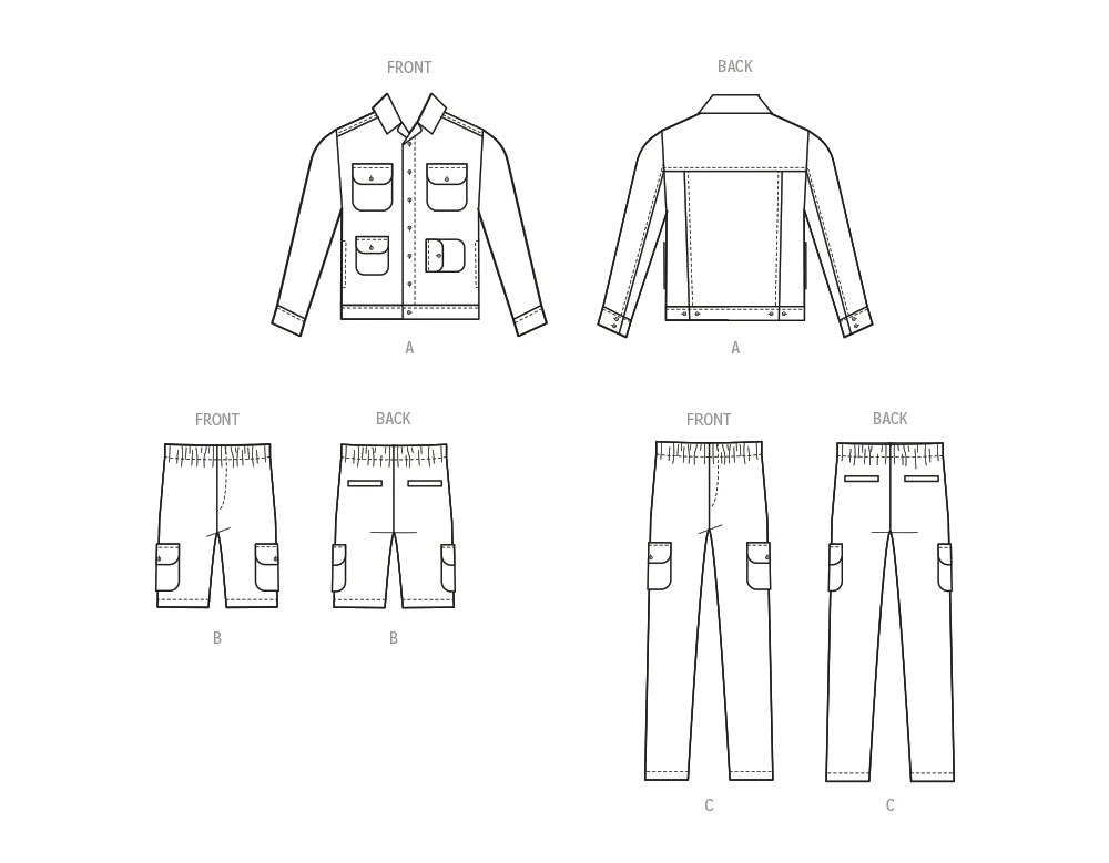 McCall's Sewing Pattern Men's Jacket, Shorts and Pants 9 McCall's Sewing Pattern Men's Jacket, Shorts and Pants