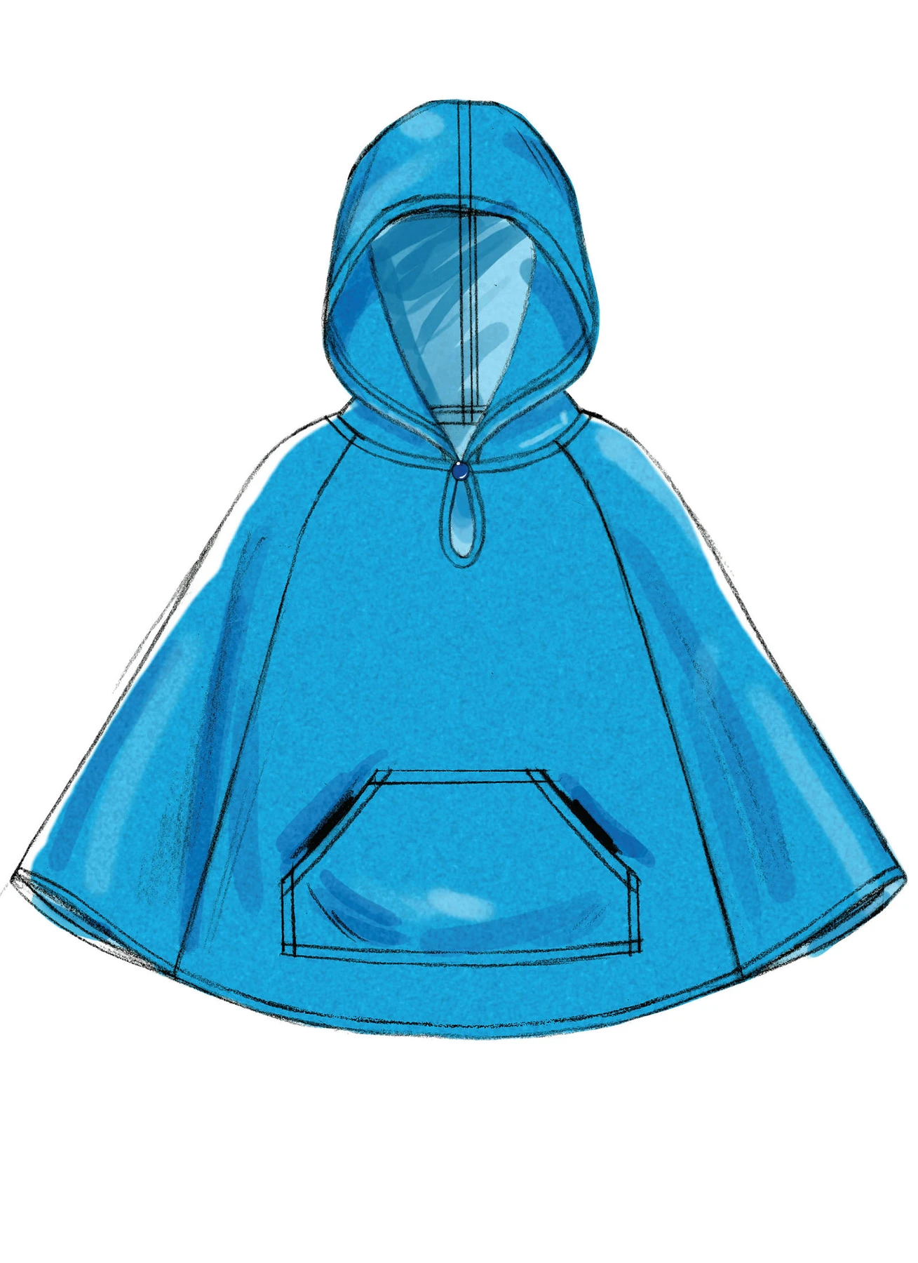 McCall's Sewing Pattern Children's/Girls' Zippered or Pullover Ponchos 13 McCall's Sewing Pattern Children's/Girls' Zippered or Pullover Ponchos