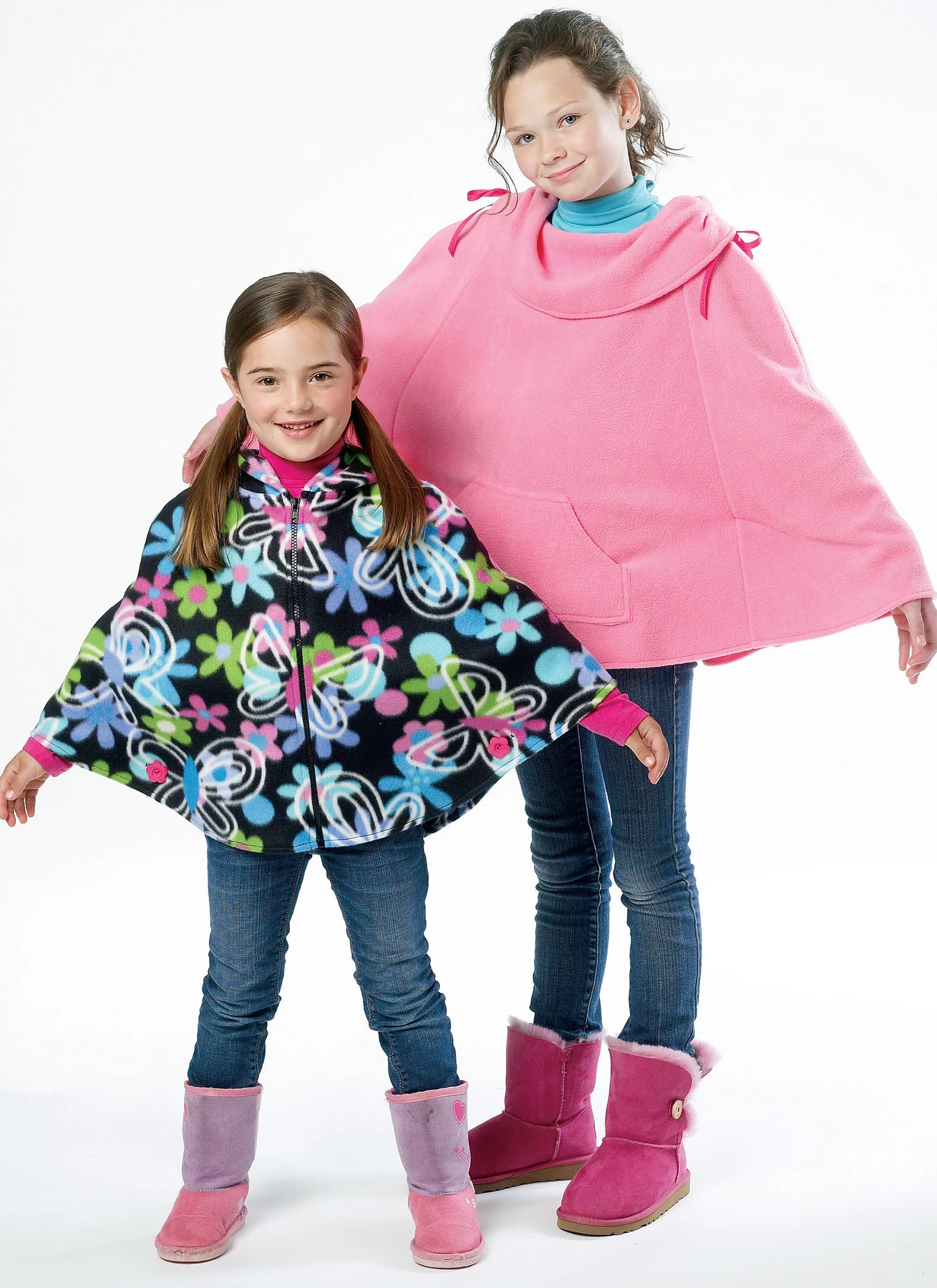 McCall's Sewing Pattern Children's/Girls' Zippered or Pullover Ponchos 14 McCall's Sewing Pattern Children's/Girls' Zippered or Pullover Ponchos