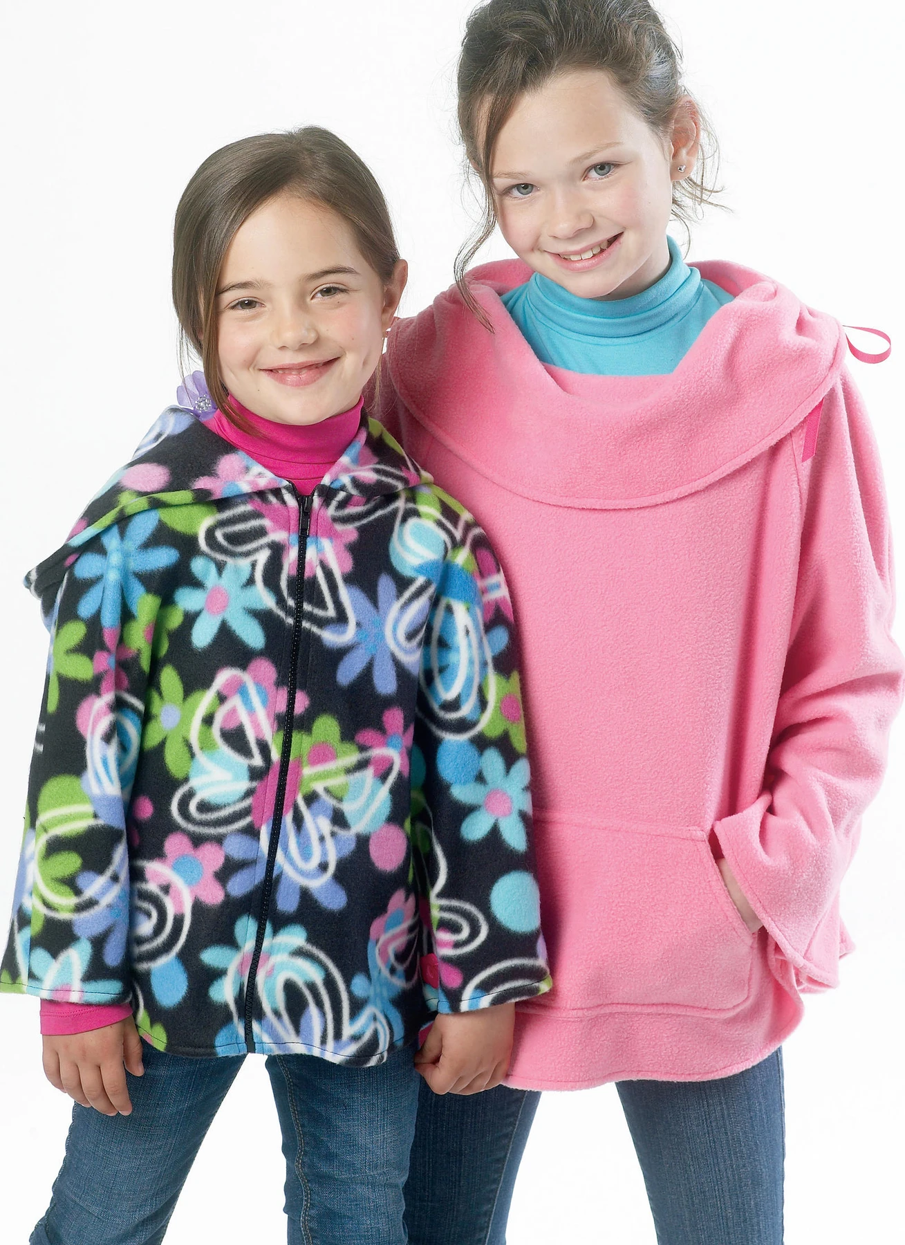 McCall's Sewing Pattern Children's/Girls' Zippered or Pullover Ponchos 3 McCall's Sewing Pattern Children's/Girls' Zippered or Pullover Ponchos