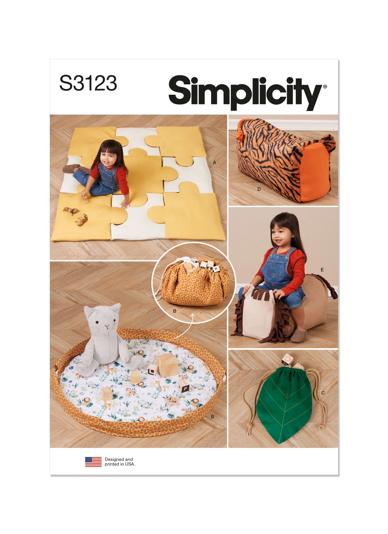 Simplicity Sewing Pattern Playroom Accessories (PDF) 1 Simplicity Sewing Pattern Playroom Accessories (PDF)