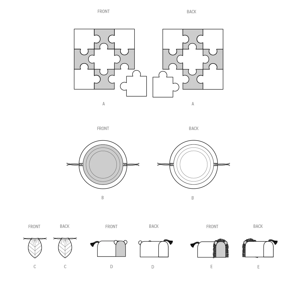 Simplicity Sewing Pattern Playroom Accessories (PDF) 10 Simplicity Sewing Pattern Playroom Accessories (PDF)