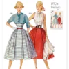 Simplicity Sewing Pattern 1950s Misses' Vintage Skirt, Blouse and Jacket 20 Simplicity Sewing Pattern 1950s Misses' Vintage Skirt, Blouse and Jacket