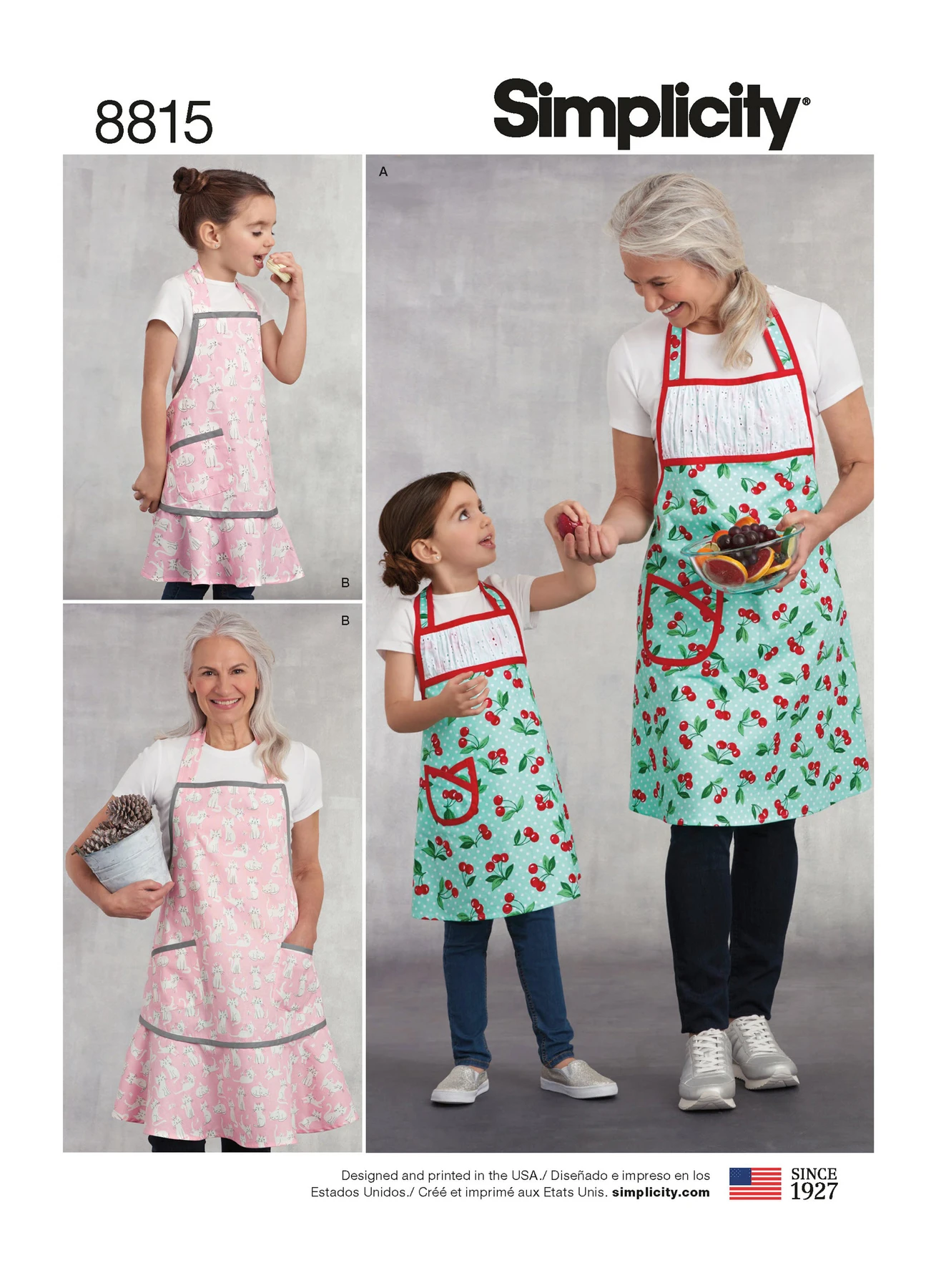 Simplicity Sewing Pattern Children's & Misses' Aprons 1 Simplicity Sewing Pattern Children's & Misses' Aprons