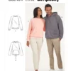 Simplicity Sewing Pattern Unisex Raglan Pullover Shirts (PDF) 17 Simplicity Sewing Pattern Unisex Raglan Pullover Shirts (PDF)