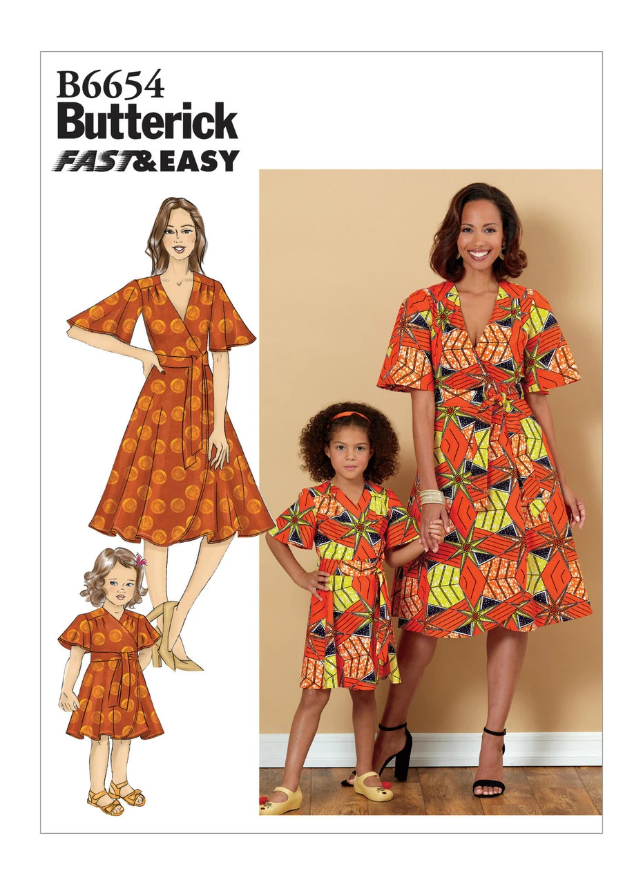 Butterick Sewing Pattern Misses', Children's and Girl's Dress and Sash (PDF) 1 Butterick Sewing Pattern Misses', Children's and Girl's Dress and Sash (PDF)