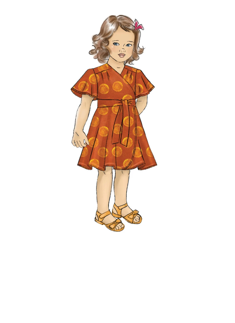 Butterick Sewing Pattern Misses', Children's and Girl's Dress and Sash (PDF) 4 Butterick Sewing Pattern Misses', Children's and Girl's Dress and Sash (PDF)