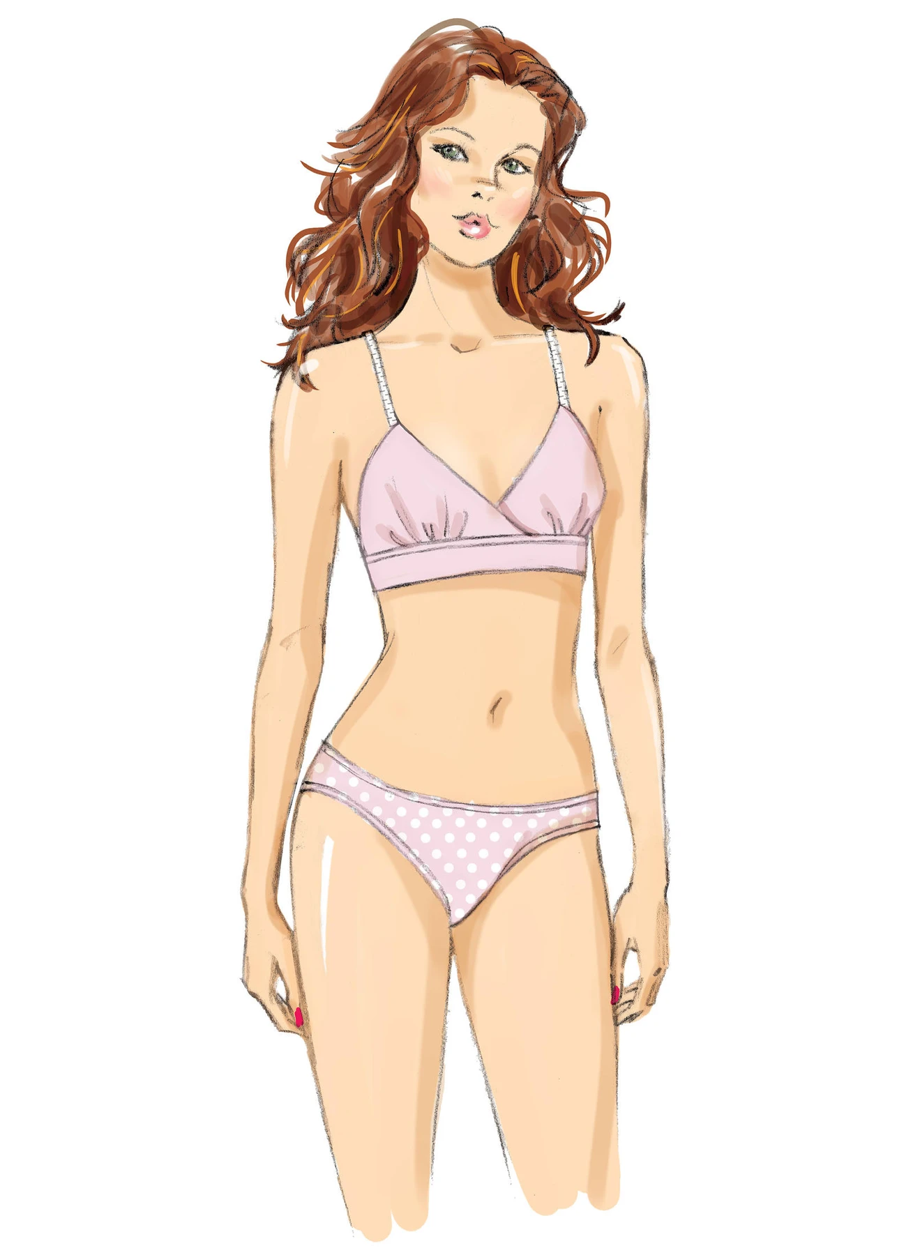 McCall's Sewing Pattern Misses' Robe with Hood, Belt, T-Back or Halter Bras, and Panties (PDF) 3 McCall's Sewing Pattern Misses' Robe with Hood, Belt, T-Back or Halter Bras, and Panties (PDF)