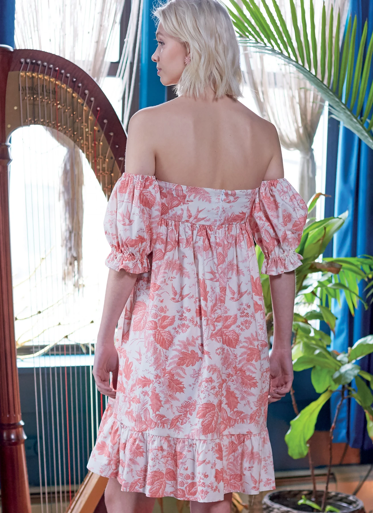 McCall's Sewing Pattern Misses' Empire Seam Gathered Dresses In Various Lengths, Necklines & Straps 6 McCall's Sewing Pattern Misses' Empire Seam Gathered Dresses In Various Lengths, Necklines & Straps