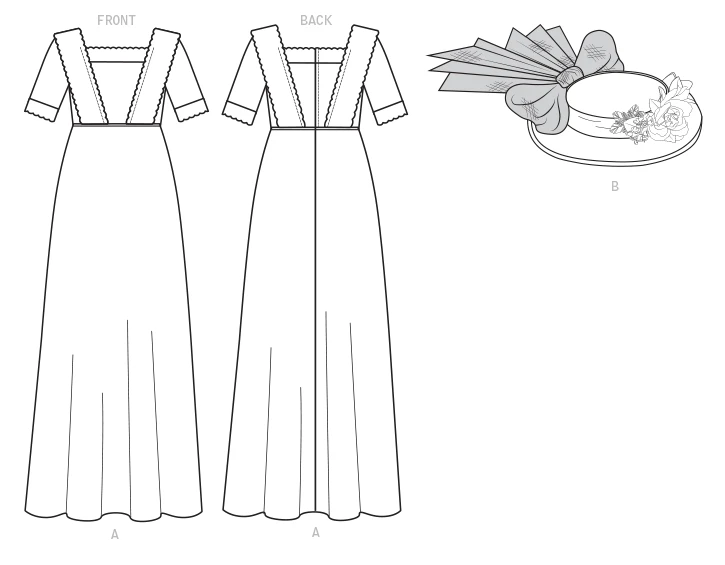Butterick Sewing Pattern Misses' Costume and Hat 13 Butterick Sewing Pattern Misses' Costume and Hat