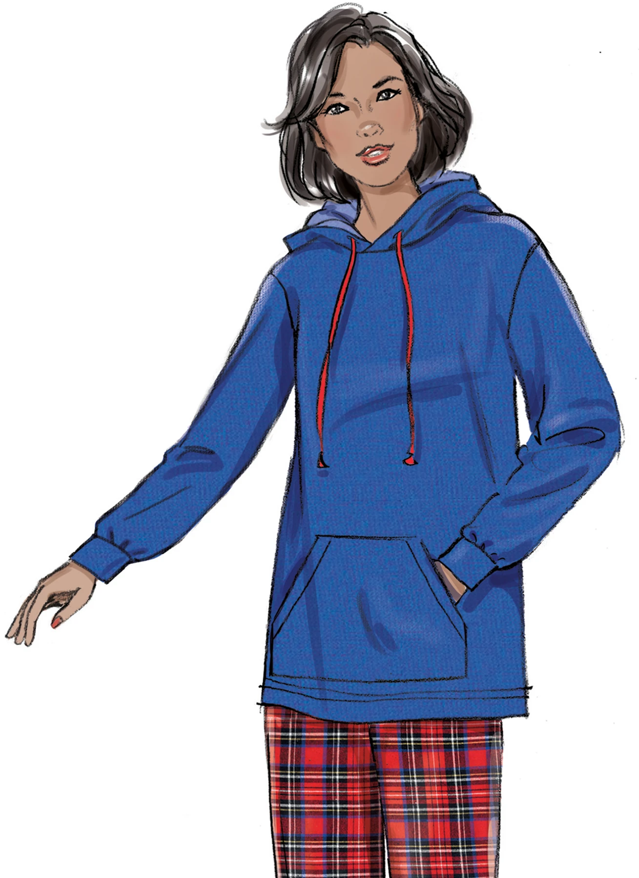 Simplicity Sewing Pattern Girl's, Boy's and Adult Knit Hoodie and Pants (PDF) 3 Simplicity Sewing Pattern Girl's, Boy's and Adult Knit Hoodie and Pants (PDF)