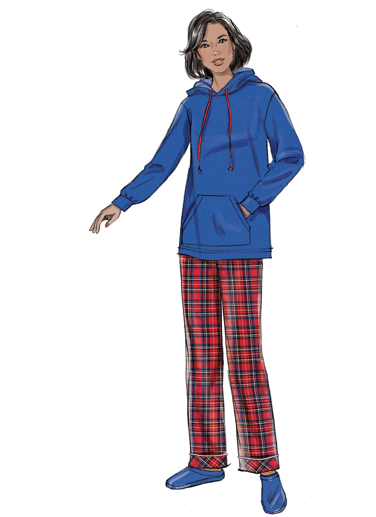 Simplicity Sewing Pattern Girl's, Boy's and Adult Knit Hoodie and Pants (PDF) 7 Simplicity Sewing Pattern Girl's, Boy's and Adult Knit Hoodie and Pants (PDF)