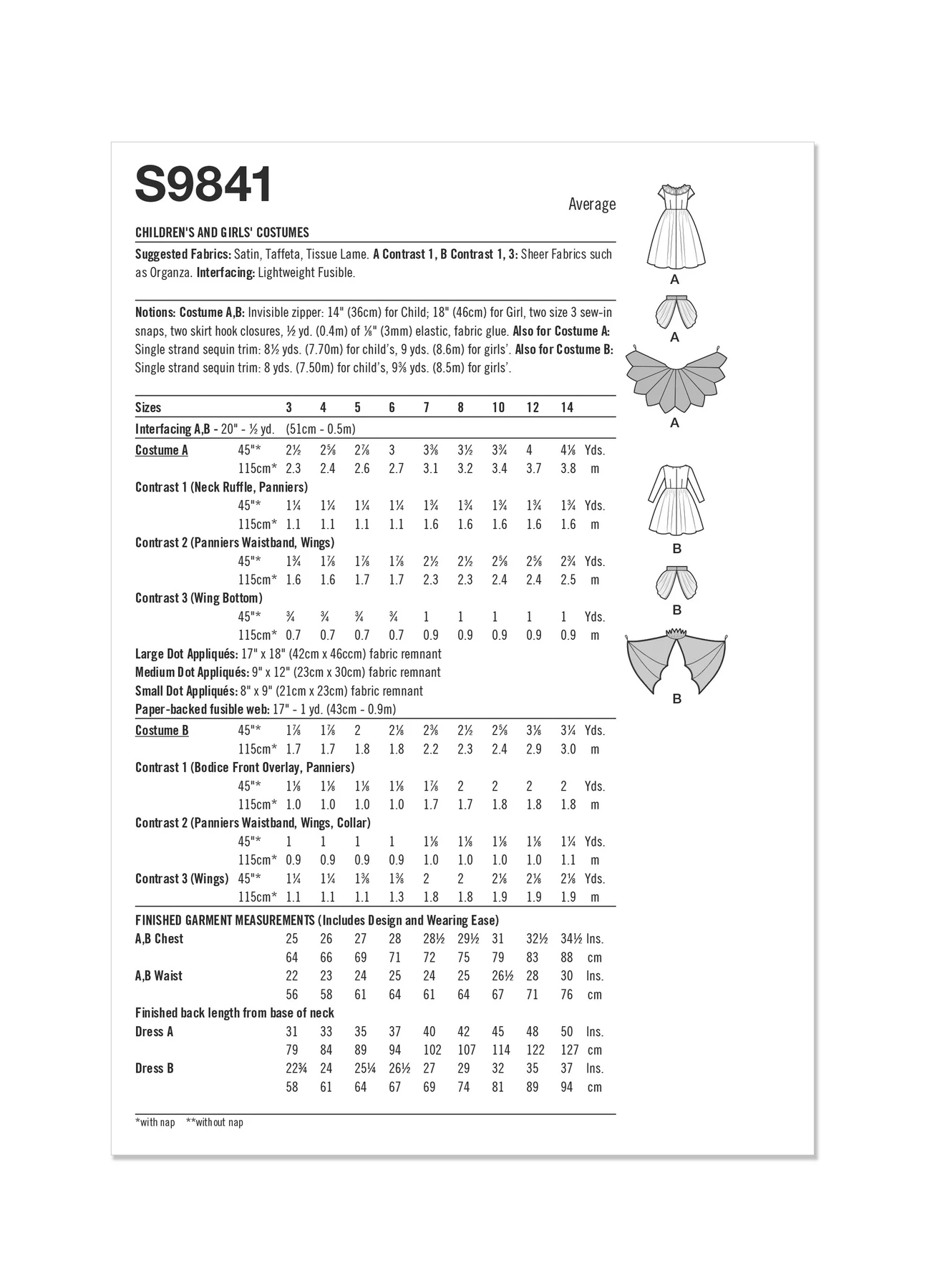 Simplicity Sewing Pattern Children's and Girls' Costumes by Andrea Schewe Designs (PDF) 5 Simplicity Sewing Pattern Children's and Girls' Costumes by Andrea Schewe Designs (PDF)