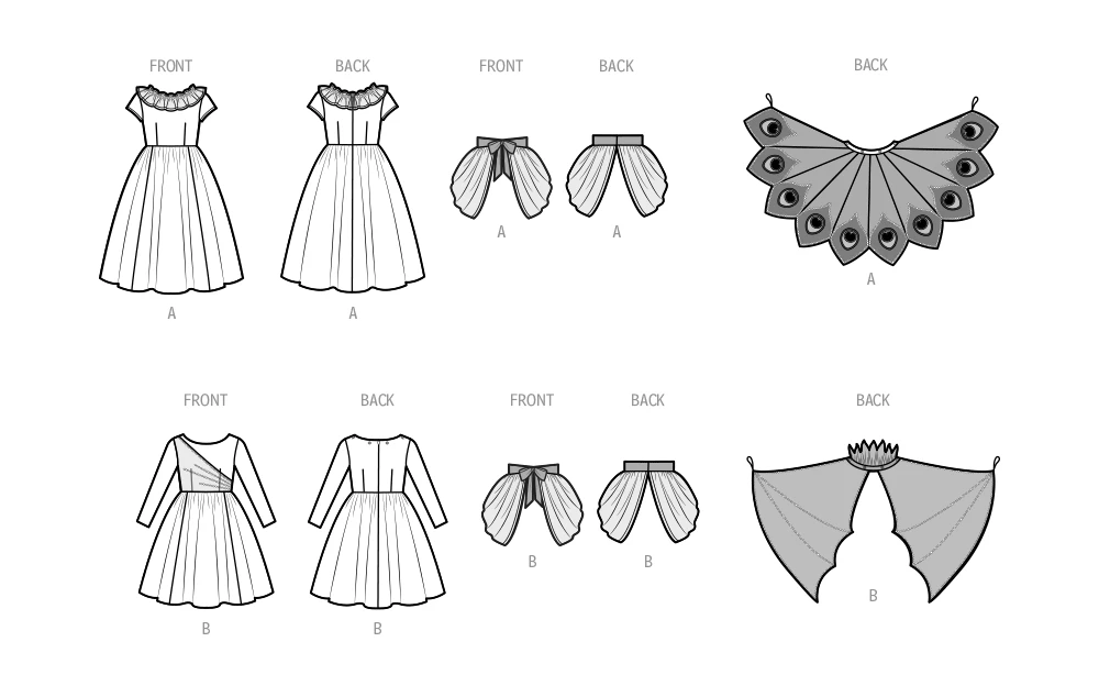 Simplicity Sewing Pattern Children's and Girls' Costumes by Andrea Schewe Designs (PDF) 6 Simplicity Sewing Pattern Children's and Girls' Costumes by Andrea Schewe Designs (PDF)