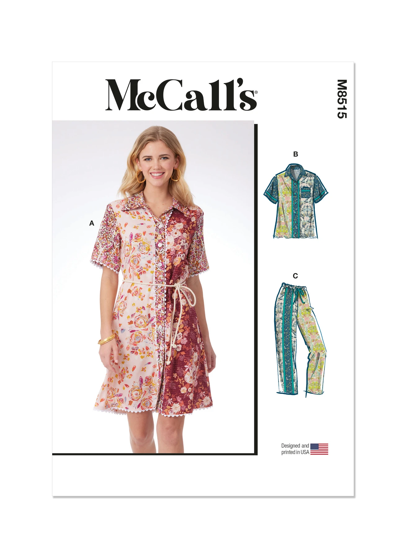 McCall's Sewing Pattern Misses' Dress, Top and Pants (PDF) 1 McCall's Sewing Pattern Misses' Dress, Top and Pants (PDF)