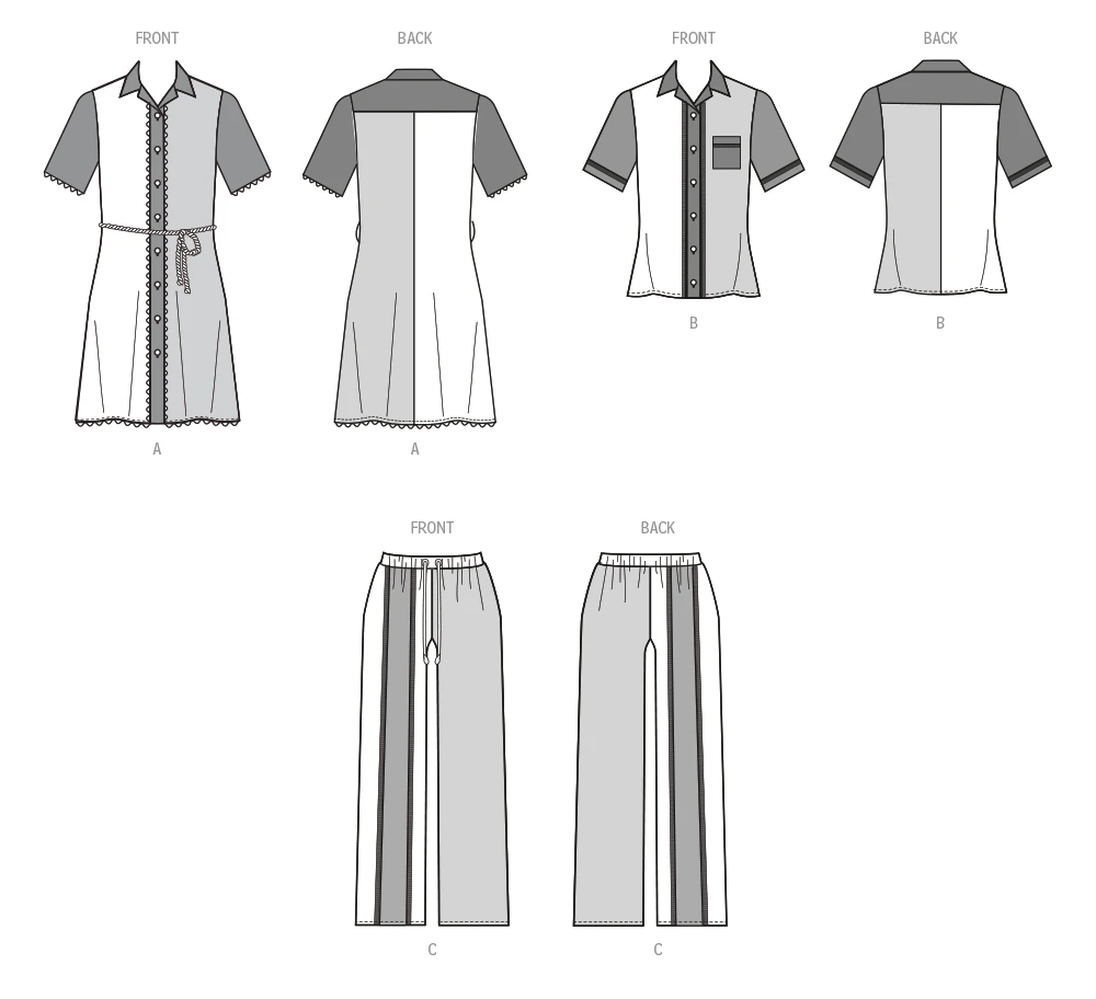 McCall's Sewing Pattern Misses' Dress, Top and Pants (PDF) 8 McCall's Sewing Pattern Misses' Dress, Top and Pants (PDF)