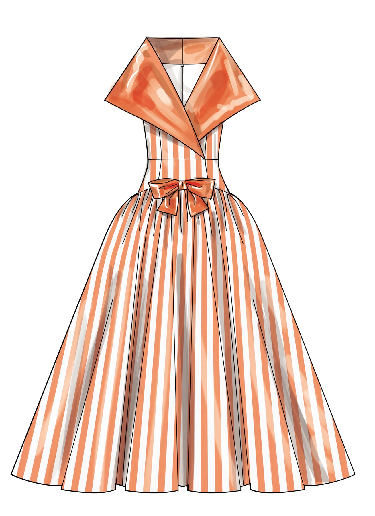 Simplicity Sewing Pattern Misses' Drop Waist Dress in Two Lengths 4 Simplicity Sewing Pattern Misses' Drop Waist Dress in Two Lengths