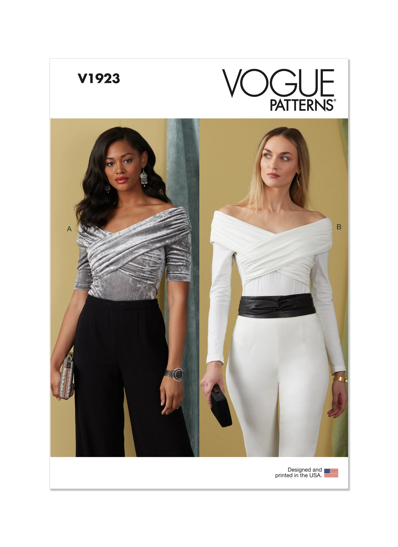 Vogue Patterns Misses' Off-The-Shoulder Bodysuit 1 Vogue Patterns Misses' Off-The-Shoulder Bodysuit