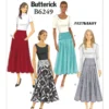 Butterick Sewing Pattern Misses' A-Line Skirts 24 Butterick Sewing Pattern Misses' A-Line Skirts